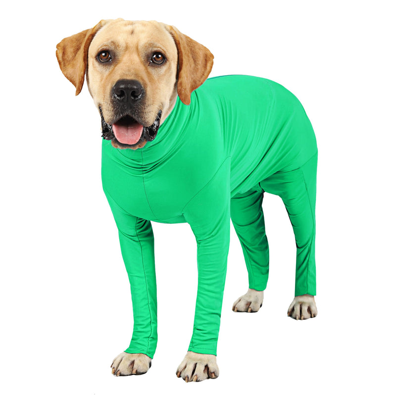 Dog Onesie Surgery Recovery Suit for Female Male Dog Surgical Bodysuit After Surgery Wear for Small Medium Large Dog Shedding Suit Anxiety Calming Shirt Green/XXL XX-Large - PawsPlanet Australia