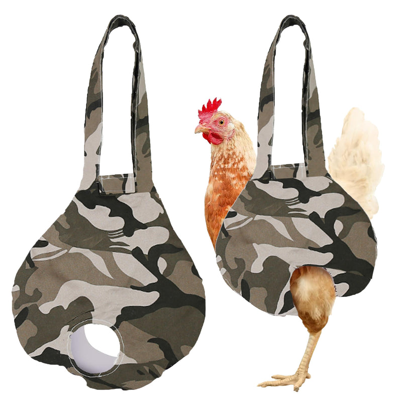 Chicken Holder Bag Chicken Medic Bag Chicken Carrier with Handle Chicken Supplies Catching Hand Bag for Hen Rooster Poultry Chicken Transport (Camouflage (1 Pack)) Camouflage (1 Pack) - PawsPlanet Australia