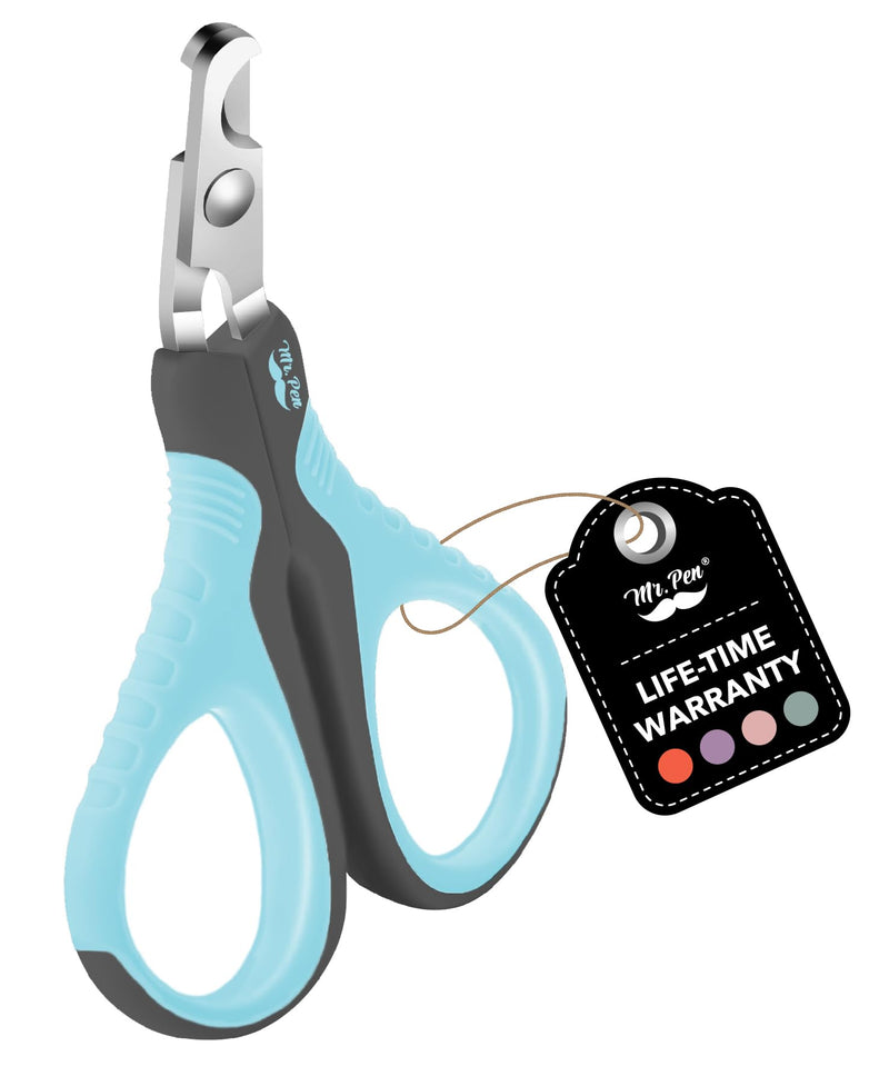 Mr. Pen Cat Nail Trimmer - Sky Blue & Dark Gray, Suitable for Cats & Kittens, Small Dogs - PawsPlanet Australia