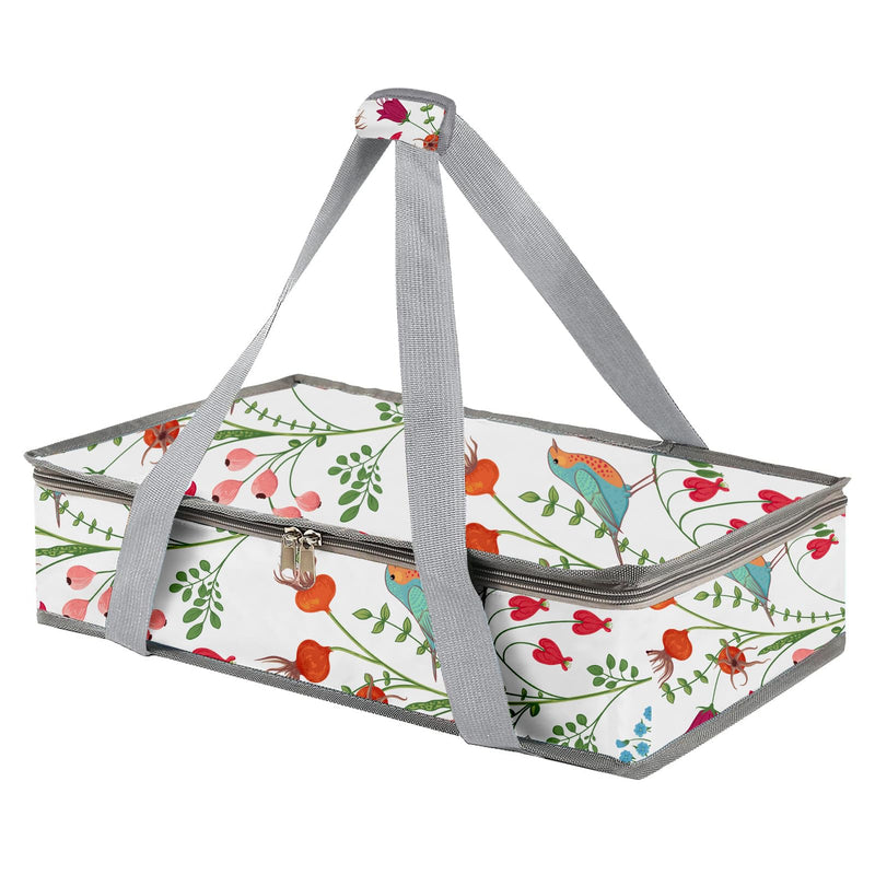 Casserole Carrier For Hot or Cold Food,Casserole Carrier,Pie Carrier,Casserole Dish With Lid and Carrying Case,Insulated Food Warmer Bag For Party/Picnic.Keep Food Warm Pioneer Woman Dishes (Bird) Bird - PawsPlanet Australia