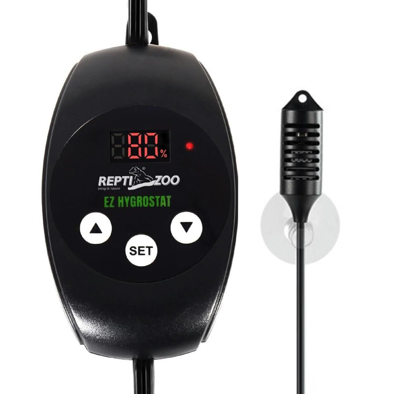 REPTI ZOO Reptile Digital Hygrometer Controller LED Humidistat Reptile Humidity Control for Reptile Terrariums Tank Reptile Humidifier Fogger Mushroom Greenhouse - PawsPlanet Australia