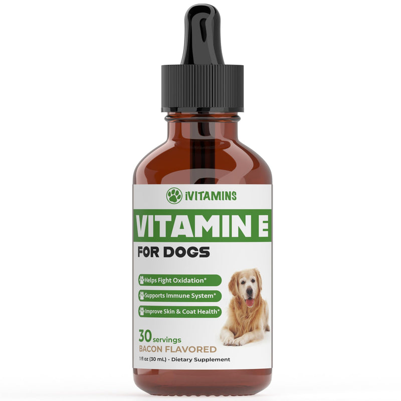 Vitamin E for Dogs | Vitamin E Dog | Vitamin E for Dog | Dog Vitamins E | Vitamin E Canine | Vitamin E Supplement for Dogs | Vitamin E Oil Dog | Dog Vitamins | Dog Immune Support | 1 fl oz - PawsPlanet Australia
