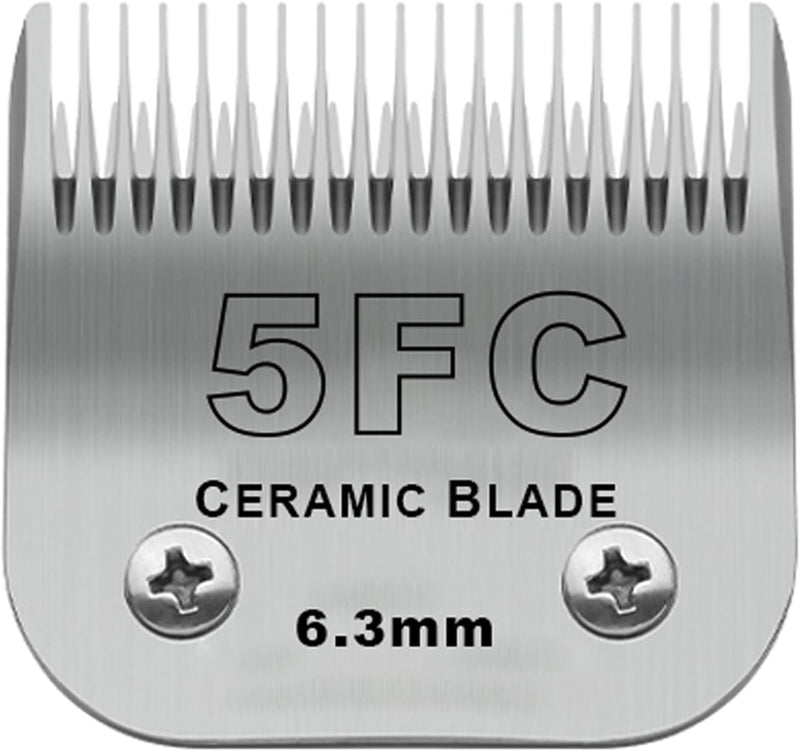 Pet Dog Grooming Clipper Blades, Made of Ceramic Blade & Stainless Steel Blade (5FC-6.3mm) 5fc-6.3mm - PawsPlanet Australia