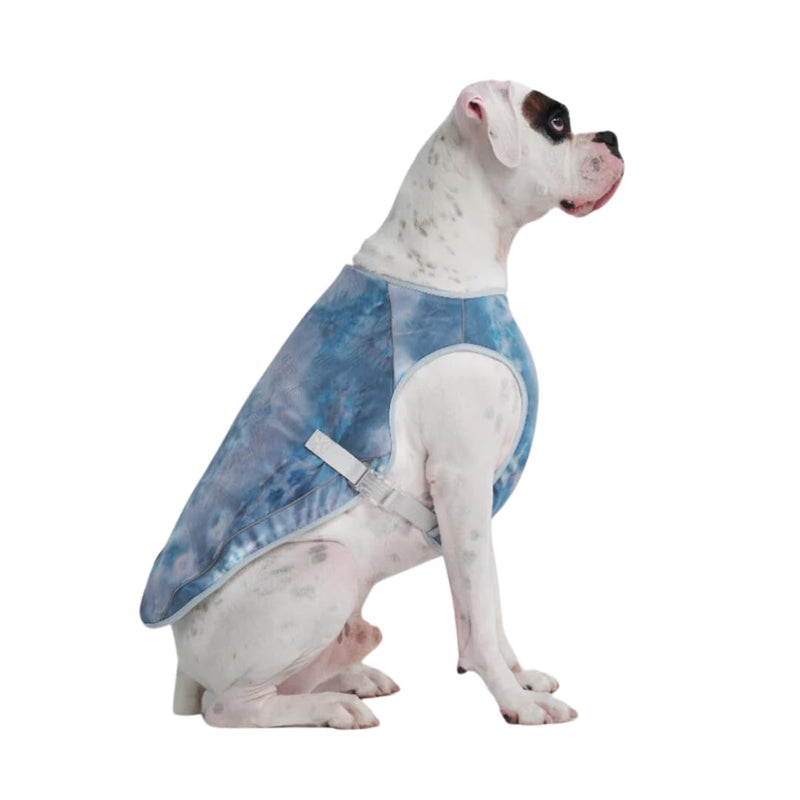 Spark Paws Chilltech™ Dog Cooling Vest - Summer Vest with Cooling effect - Lightweight materials - SPF 50 UV protection - Ice Blue, 3XL - PawsPlanet Australia