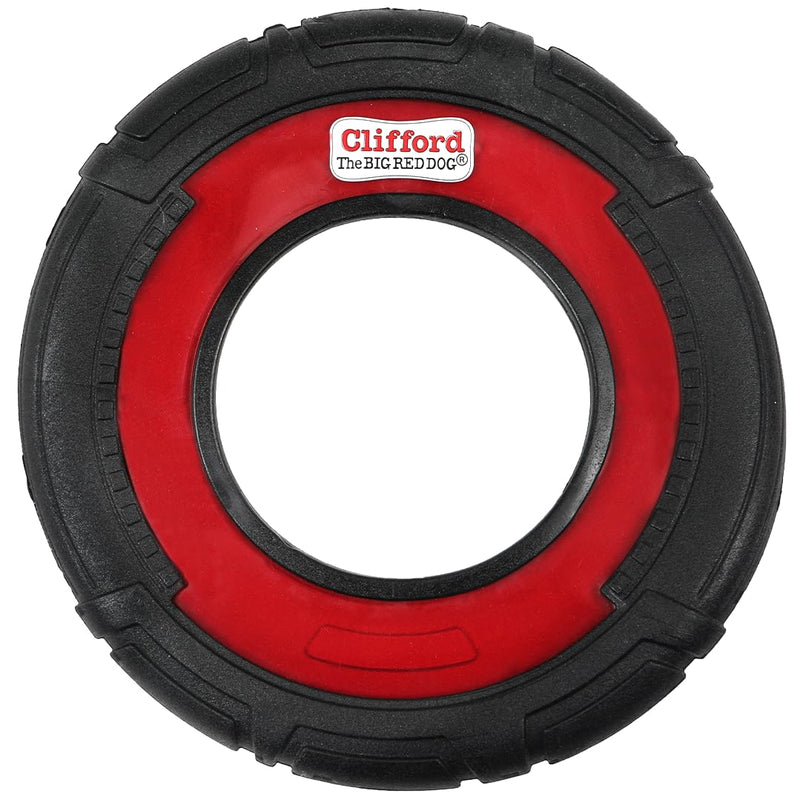 Clifford® Flying Disc Frisbee Dog Toy | 9.25" Durable Dog Frisbee | Quality, Strong Rubber Frisbee for Dogs for Fetch, Toss and Tug - PawsPlanet Australia