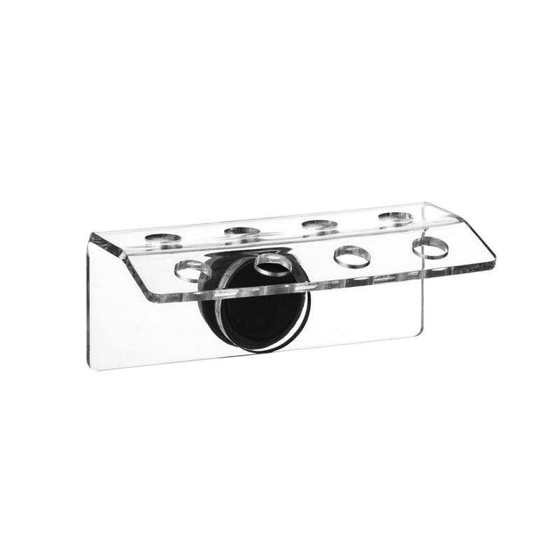 MiOYOOW Coral Frag Rack, Magnetic Coral Frag Holder 30° Bending Acrylic Coral Plug Holder for Aquarium Fish Tank 8 holes - PawsPlanet Australia