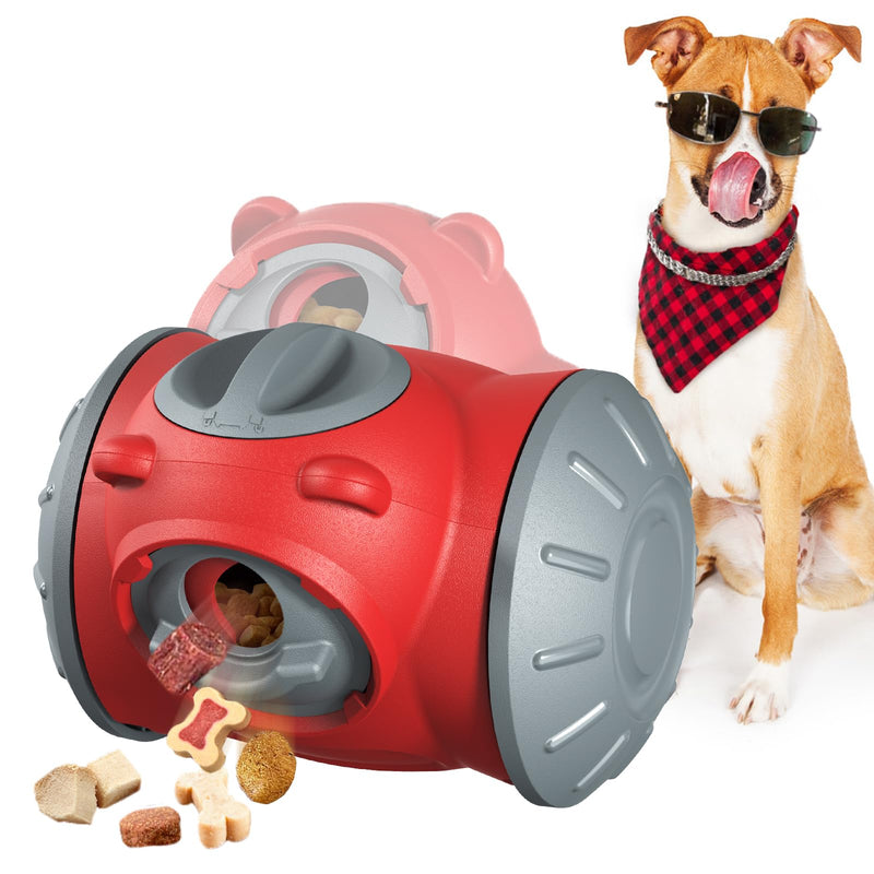 Interactive Dog Toys,Dog Toys for Small Dogs,Adjustable Dog Treat Dispenser Interactive Chase Toys,Dog Slow Feeder Dog Toys to Keep Them Busy - PawsPlanet Australia