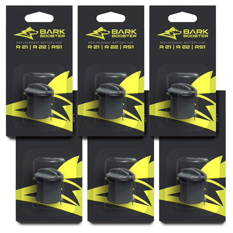 Dog Collar Batteries - Compatible with Invisible Fence Collar Batteries, Replacement Battery for R21, R22, and R51 Dog Receiver Collars (6-Pack) 6-Pack
