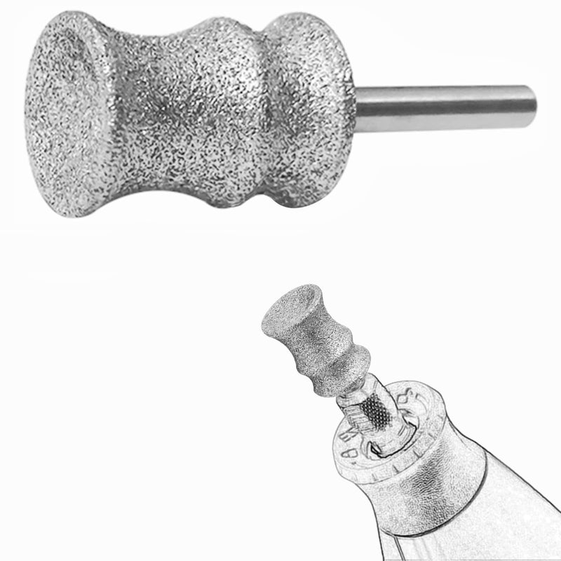 Diamond Dog Nail Grinder Attachment Bit for Dremel - 1/8" Rotary Nail Grinder Bit for Large Medium Small Dogs Nail Cares (B Model B - PawsPlanet Australia