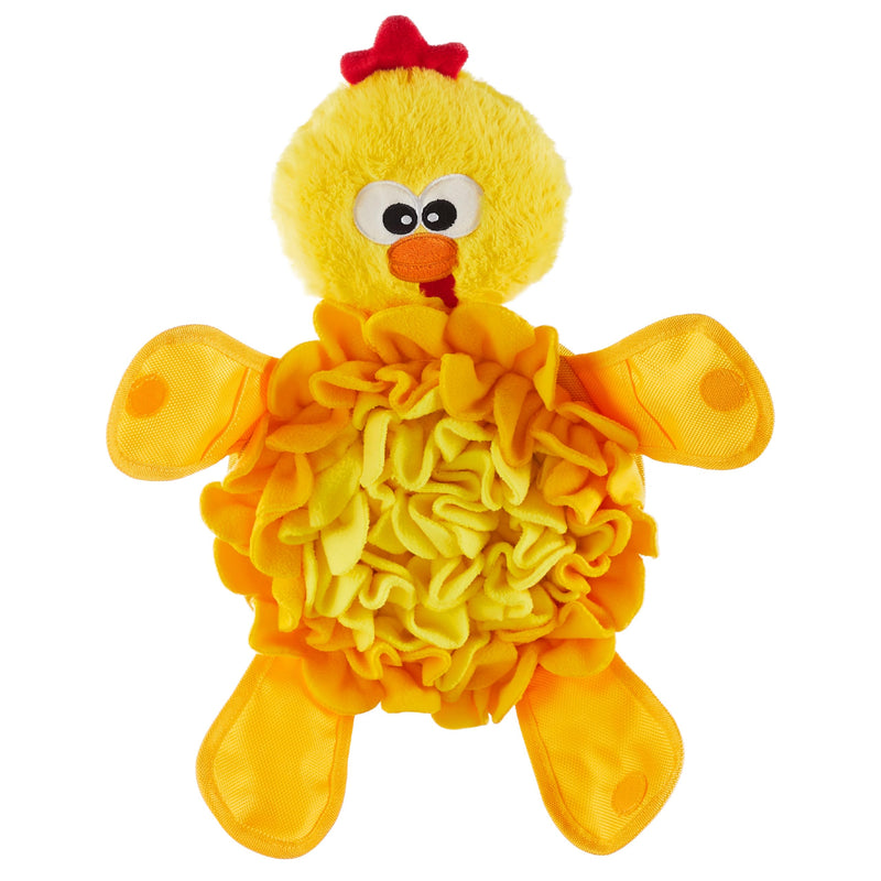 Outward Hound by Nina Ottosson Snuffle Palz Plush Snuffle Mat Dog Treat Puzzle, Non-Slip, Yellow, Chicken Snuffle Palz Chicken - PawsPlanet Australia