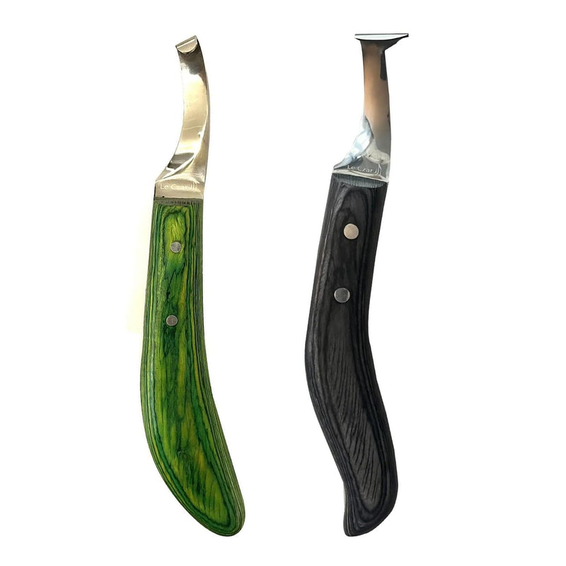 Farrier Tools Super Sharp Hoof Knife - Green and Black Hoof Knife - PawsPlanet Australia