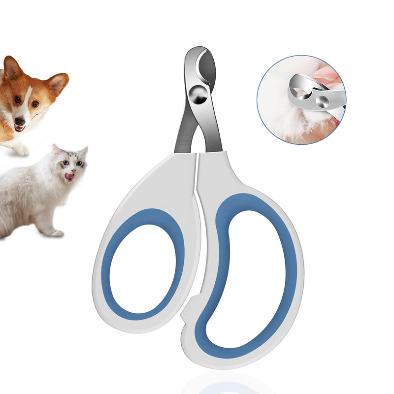 Cats & Dogs Pets Nail Clippers & Trimmers Rabbit Nail Clippers cat Nail Clippers for Indoor Cats cat Claw Clippers with Safety Guard Professional Grooming Tool for Cat Kitten Small Blue - PawsPlanet Australia