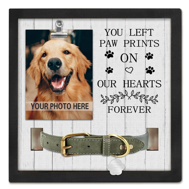 Pet Loss Gift, Memorial Sympathy Gifts for Loss of Dog, Pet Memorial Frame, Cat Memorial Gift, You left paw prints - PawsPlanet Australia