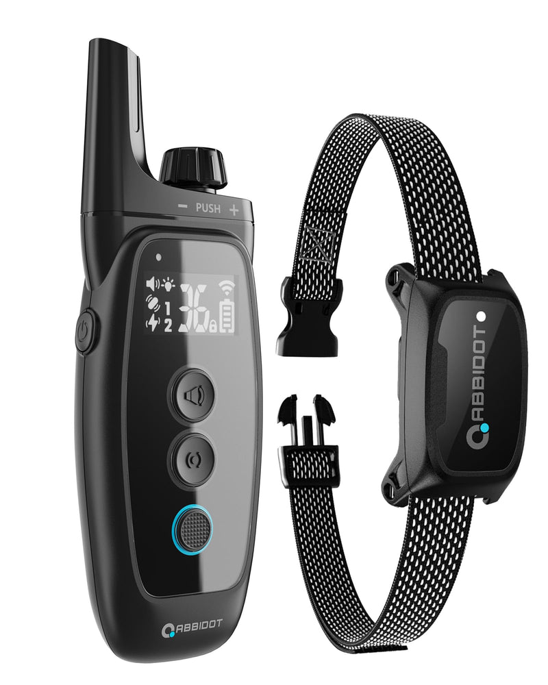 ABBIDOT 3300ft Shock Collar (for 5~130 Lbs Dogs) - Waterproof E Collar 5 Training Modes Dog Shock Collar for Small Medium Large Dogs - PawsPlanet Australia