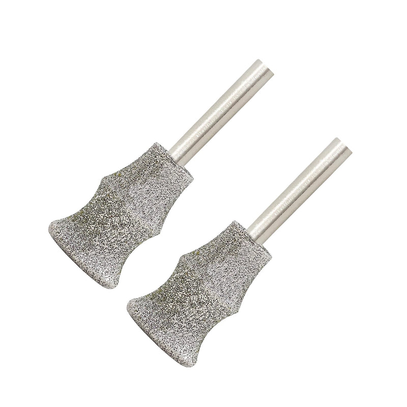 Dog Nail Grinder Bits - 2pcs 1/8" Animal Diamond Rotary Bit for Dogs and Cats, Pet Nail Grinder Wheel for Home Grooming Tools and Animal Nail Care 2pcs Type B - PawsPlanet Australia