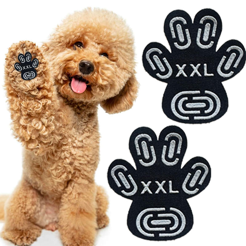Dog Paw Portector XXL, Anti-Slip for Senior Dogs, Traction Control Paw Stickers for Old Dogs with Strong Traction, Keeps Dogs from Slipping On Hardwood Floors, Hot Pavement 5Sets20Pcs (XXL) XXL-2.5''×2.8'' - PawsPlanet Australia