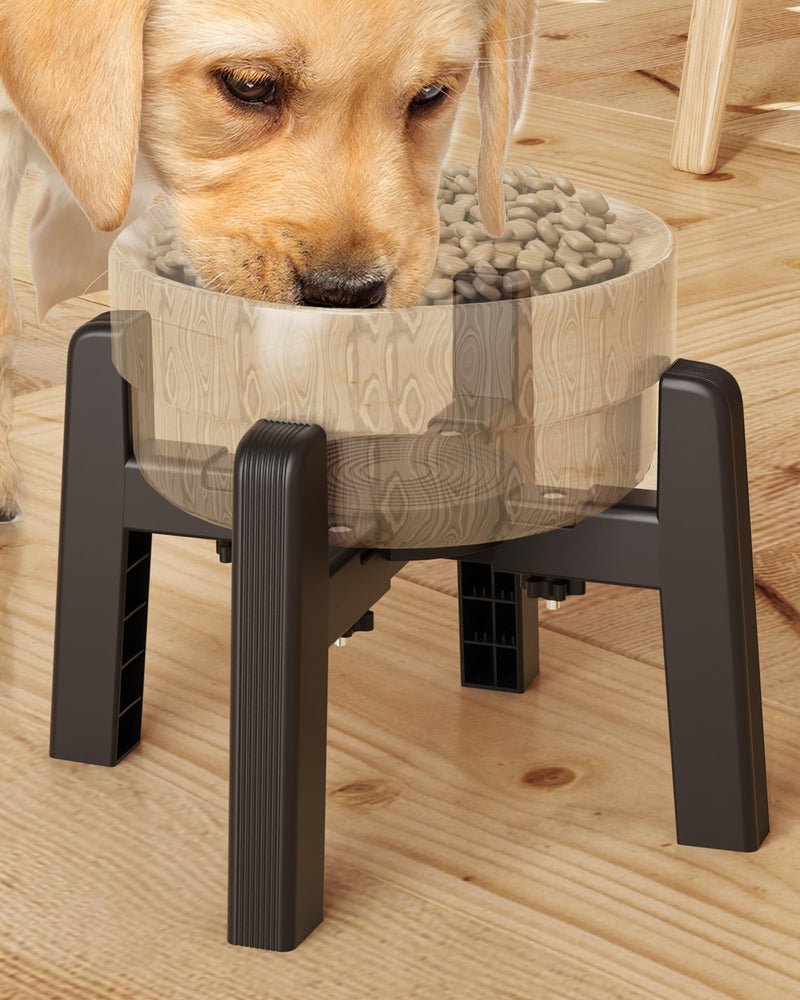 CZPET Dog Bowl Stand with Adjustable Width, Elevated Pet Water & Food Bowl for Small, Medium & Large Pets, Stable and Anti-Slip Raised Bowl [Stand Only] Adjustable size - PawsPlanet Australia