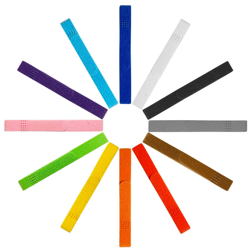 12 Colors Puppy Collars for Litter, Double-Sided Soft Adjustable Identification Collars Puppy Whelping Collars Newborn Dog Kittens Band for Pet (S) S - PawsPlanet Australia