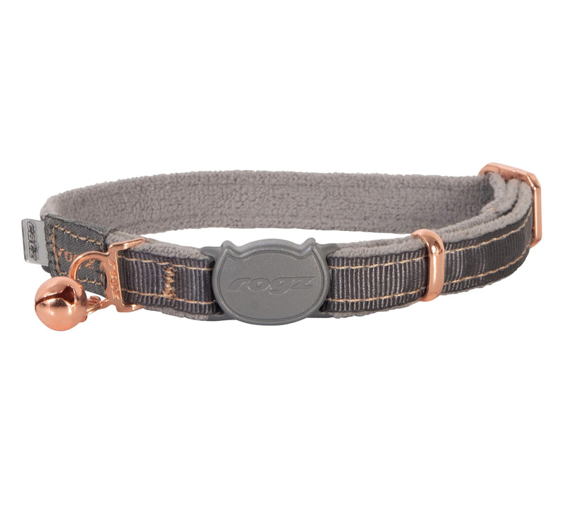 Rogz Urban Cat Safety Collar small/medium - Dove Gray - PawsPlanet Australia