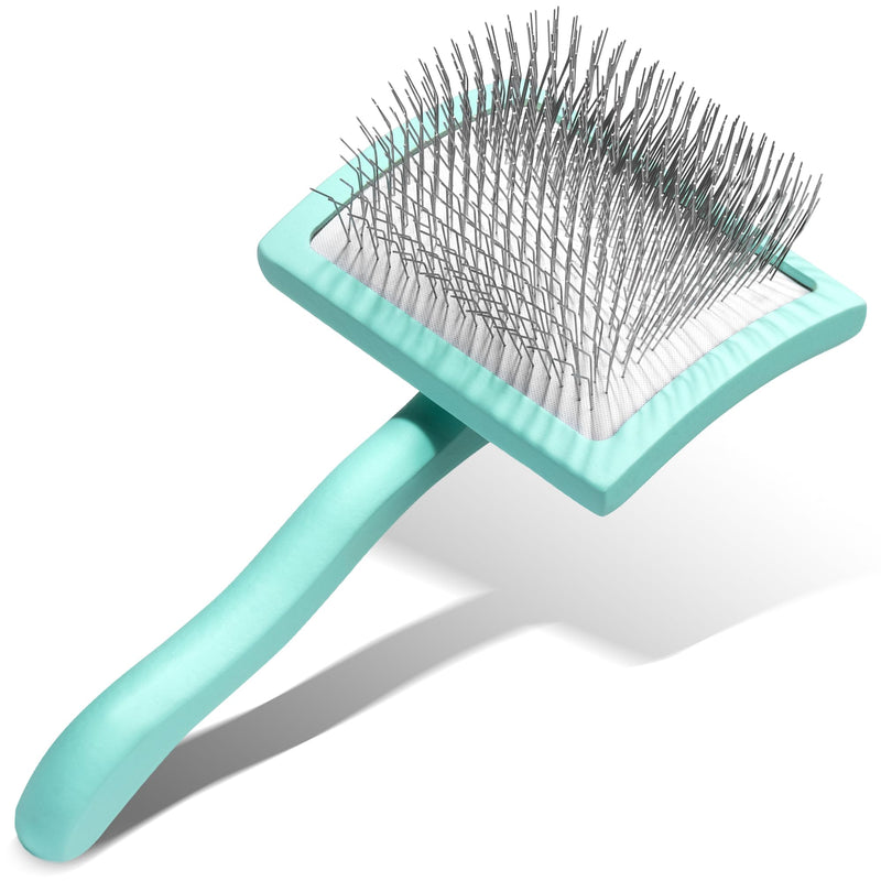 Brodie Dog Brush - Slicker Brush for Dogs - Dog Brush for Shedding and Grooming - Best Dog Brush for Long Haired Dogs and Pets - PawsPlanet Australia