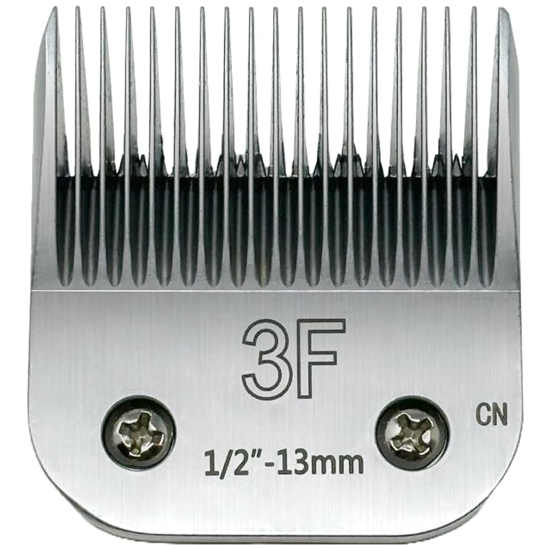 3F Blade Clipper, 1/2"" Cut Length, Stainless Steel Clipper Blade for Dogs, Silver - PawsPlanet Australia