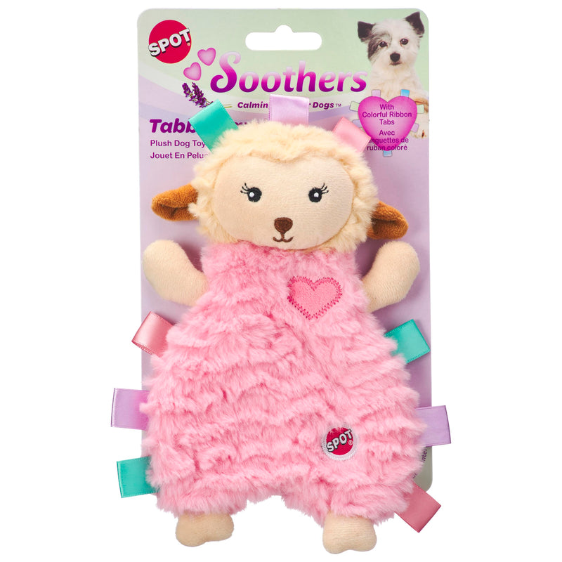 SPOT Soothers- Tabbie Lambie Dog Toy-Separation Anxiety Toys for Dogs, Stuffing Free, Scented with Calming Lavender Fragrance Beads to Safely Calm and Relax Dogs and Puppies, 8in - PawsPlanet Australia
