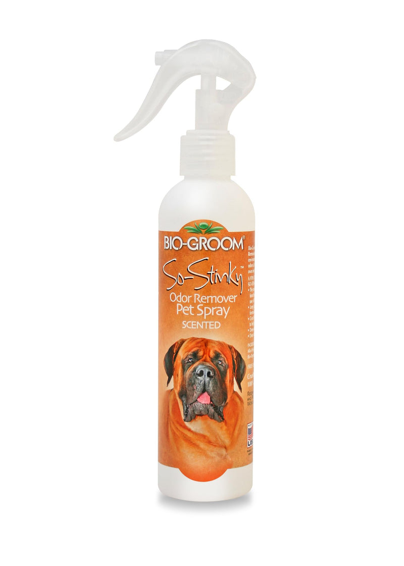 Bio-groom So-Stinky Scented Odor Remover Pet Spray - Dog Bathing Supplies, Cat & Dog Grooming Supplies, Cruelty-Free, Made in USA - 8 Fl Oz 1-Pack 8 Fl Oz (Pack of 1) - PawsPlanet Australia