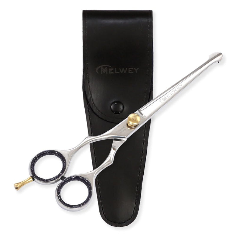 Left-Handed Pet Grooming Scissors Set Pro-Grade Curved Shears for Dogs Cats - Precision Crafted Sharp Blades Comfort Grip - Ideal for Cutting Curving Thinning (LH Round Tip Straight) LH Round Tip Straight - PawsPlanet Australia