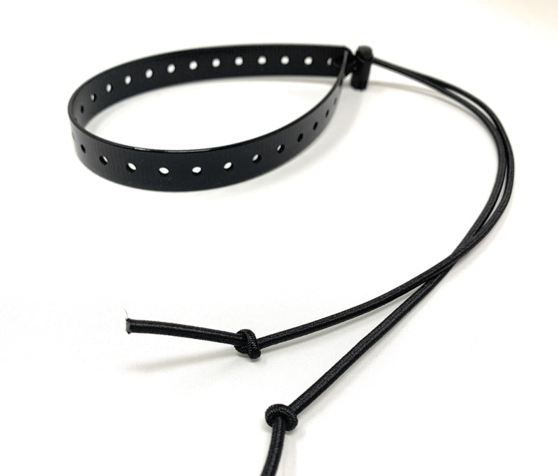Replacement GPS eCollar with Adjustable Bungee, Multi-Hole Design, and Secure Toggle Closure for Small Dogs (Black, Small Neck) Small Dog 3/4" Black - PawsPlanet Australia