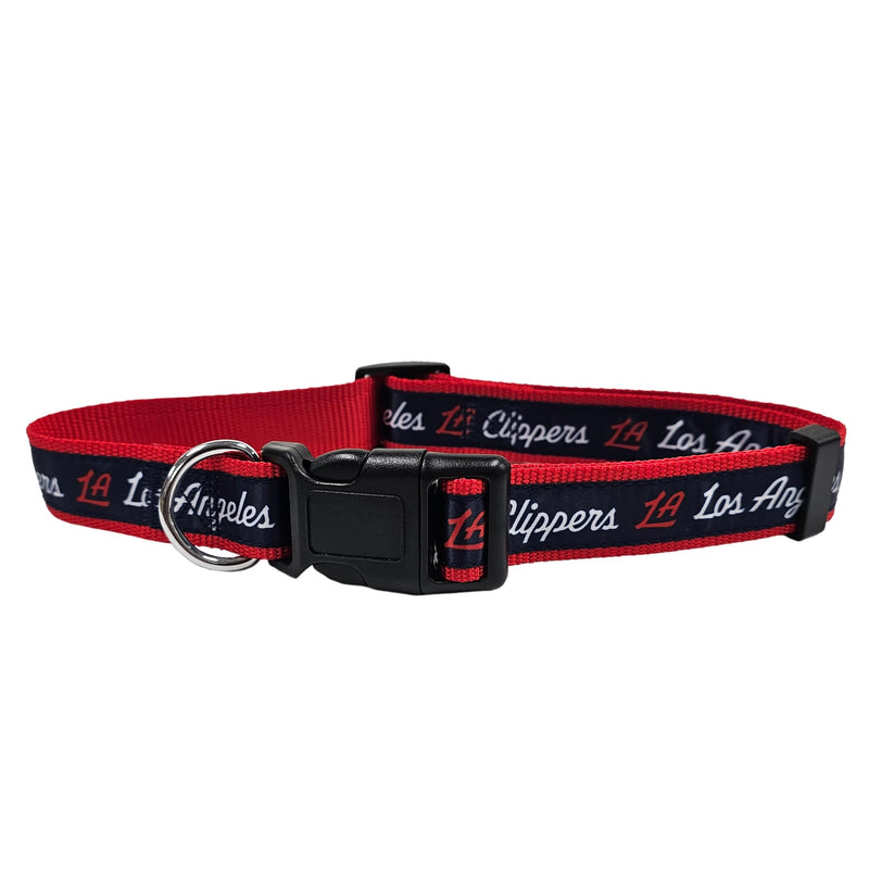 New & Improved Pets First NBA PET Collar Los Angeles Clippers Dog Collar, Size Large Basketball Team Collar for Dogs & Cats. A Shiny & Colorful Dog & Cat Collar Licensed by The NBA