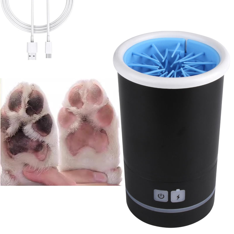 Dpofirs Pet Washer, Automatic USB Rechargeable Soft Brushes Portable Dog Foot Cleaner for Small Medium Dogs - PawsPlanet Australia