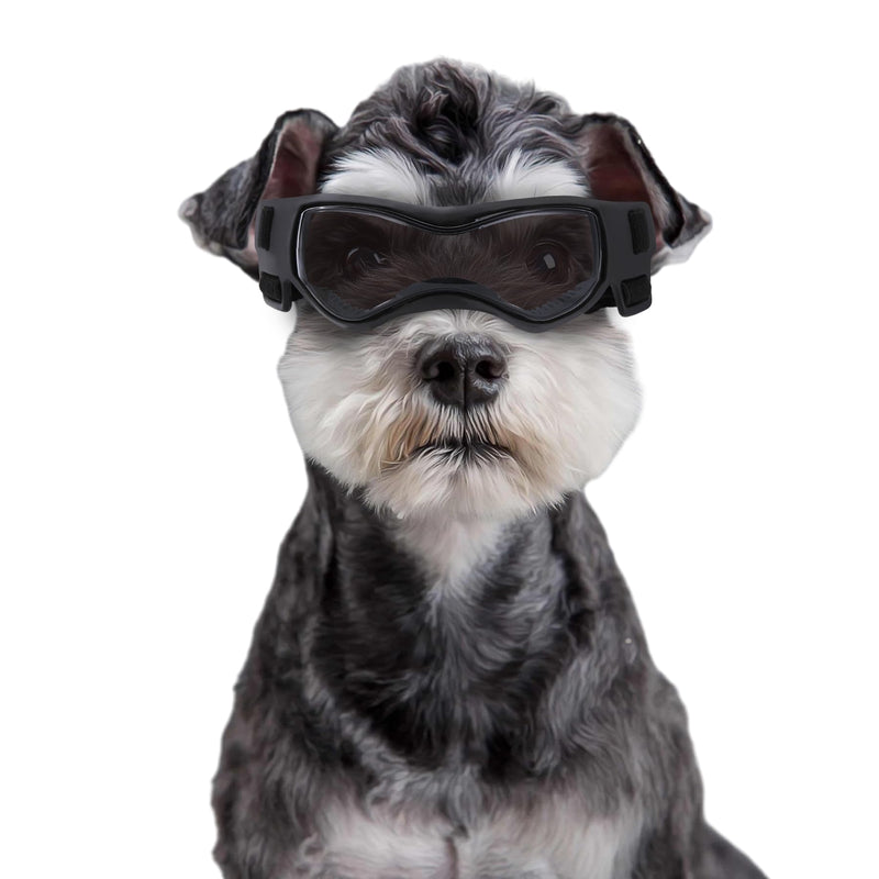 Small Dog Goggles Small Breed, Small Dog Sunglasses UV Eye Protection for Medium Breed Dogs, Doggy Goggles Puppy Eyewear Glasses Pet Sunglasses, Black - PawsPlanet Australia