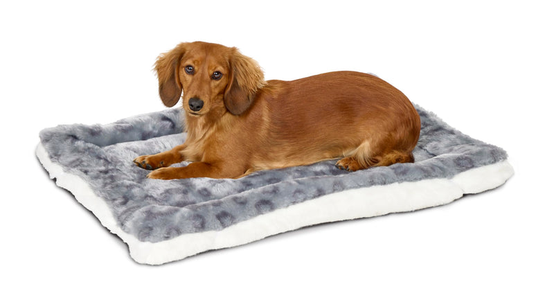 MidWest Homes for Pets Reversible Pet Bed; Machine Washable; Great for Medium Dog Breeds; Spotted Gray; 30"; 40230-FVGYS 30-Inch - PawsPlanet Australia