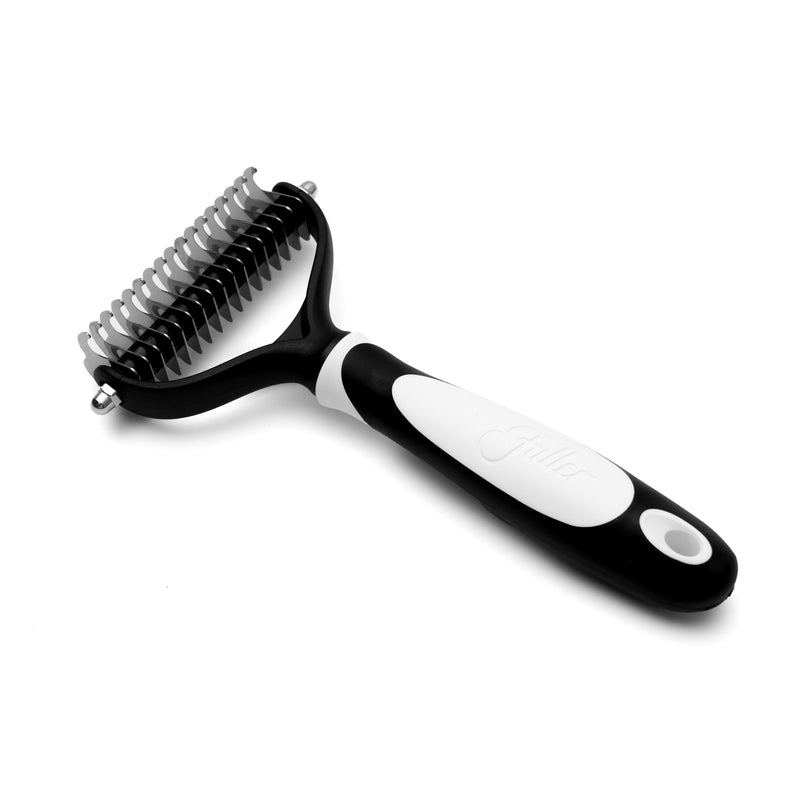Fuller Brush Pet Dematting Comb – Stainless Steel Blades Remove Tangles, Knots & Mats – Safe for Dogs & Cats with Sensitive Skin – Comfortable Grip, Easy Grooming Tool Dual-Head - PawsPlanet Australia
