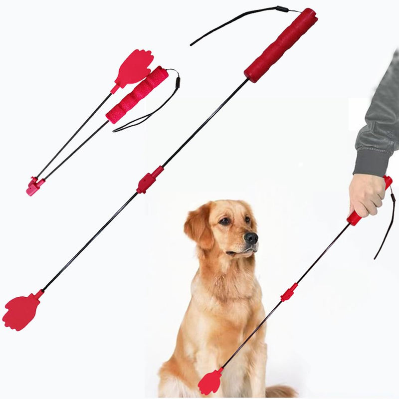 Collapsible Portable Dog Training Stick,Silicone Durable Dog Training Whip with Anti-Slip Handle,Outdoor and Indoor Training Dog Tools,Puppy Training Whip Exercise Accessory - PawsPlanet Australia