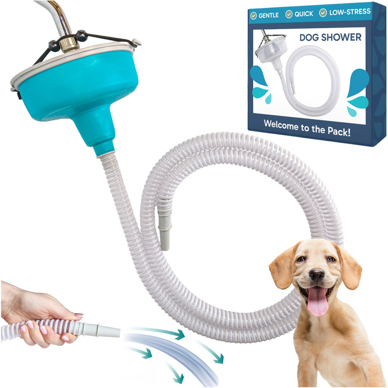 5-MinutePetBath Quick and Gentle Dog Shower Attachment for Shower Head, Portable Pet Wash Station, Dog Washing Kit, Pet Shower Attachment, Dog Shower Head, Shower Hose Attachment, Dog Washing - Green - PawsPlanet Australia