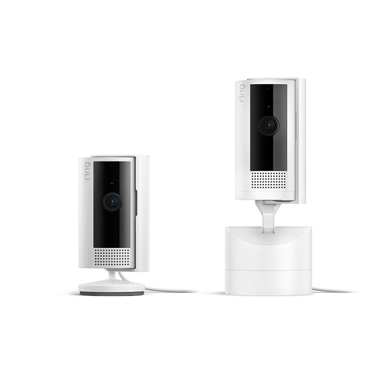 Ring Pan-Tilt Indoor Cam, White with Ring Indoor Cam (2nd Gen), White Device Only - PawsPlanet Australia