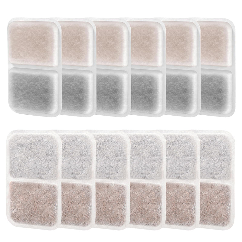 12 Pack Air Purifier Pad for Catit Airsift Jumbo/Regular/Smartsift Litter Box, Dual Action Filter to kepp Catit Litter Box Fresh Smell，Cat Litter Box Filters Pads Replacement - PawsPlanet Australia