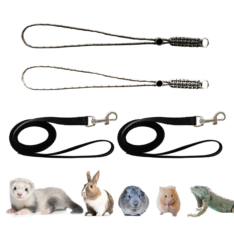 Handmade Figure 8 Harness and Leash for Rabbits/Bunnies/Ferrets/Bearded Dragons/Guinea Pigs/Rats/Chinchillas/Birds/Squirrels/Small Animals.Pack of 2 - PawsPlanet Australia