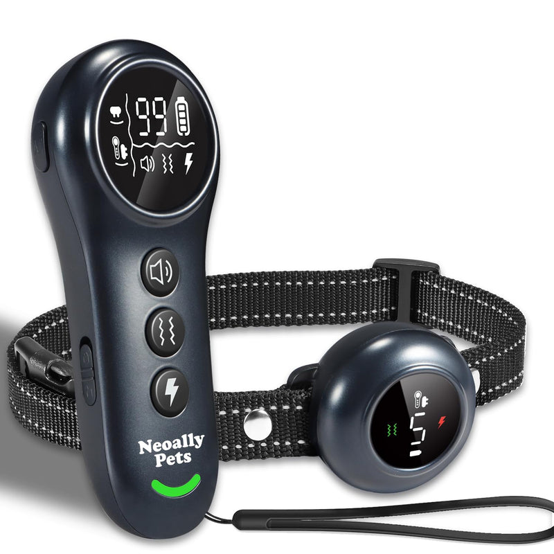 Neoally 2 in 1 Dog Training and Bark Control Collar: Smart Anti Barking Collar with and with No Remote for 5-150 lbs Small Medium Large Dogs. Rechargeable and Waterproof Receiver - PawsPlanet Australia