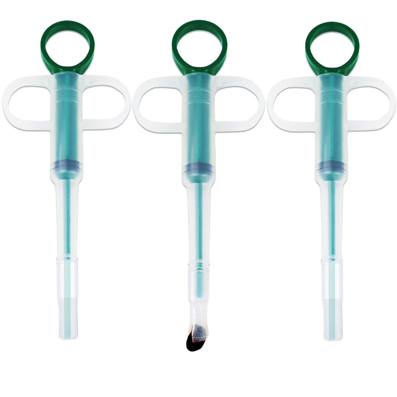 3PCS Pet Pill Shooter Plunger Popper for Small Cats Dogs Soft Tip Tablet Syringe Pusher Animal Medicine Medical Feeding Tool Accessories for Animals 3pcs - PawsPlanet Australia