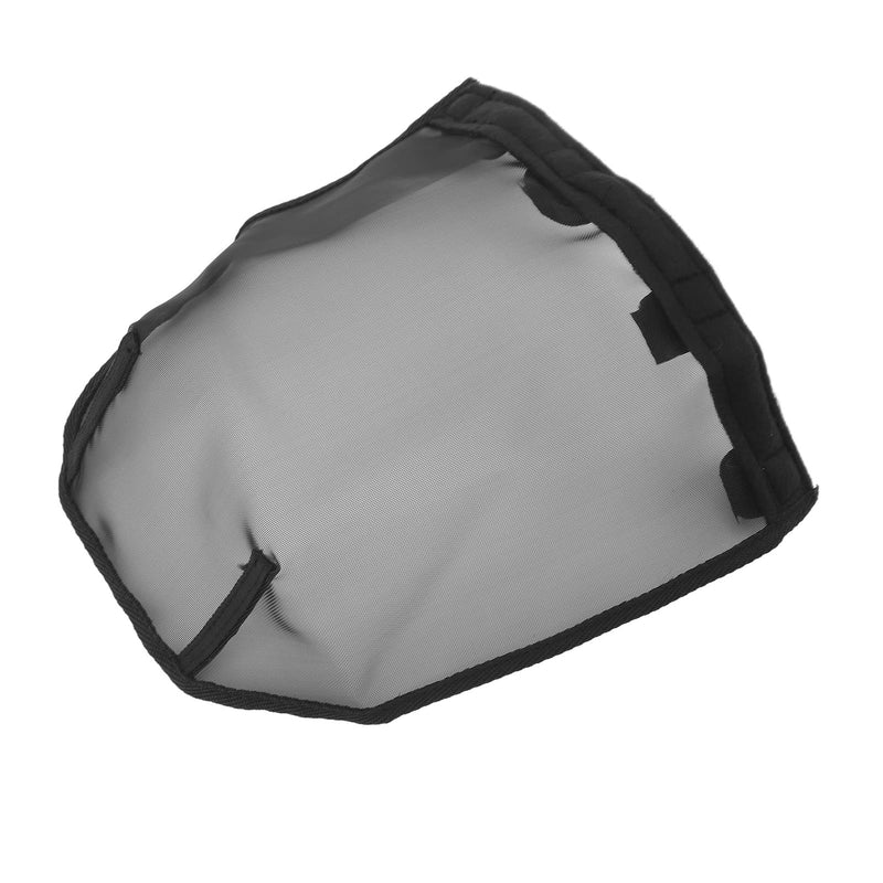 Horse Nose Net Breathable Fine Mesh Mask for Horses with Allergies or Shaking, Plastic Black Nose Cover for Home Farm - PawsPlanet Australia