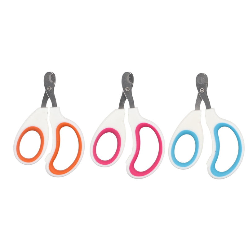 3Pcs Pet Nail Clippers for Small Animals, Professional Cat Dog Nail Trimmer Scissors with Non-Slip Handle, Portable Puppy Kitten Claws Trimmer Pet Grooming Tool - PawsPlanet Australia