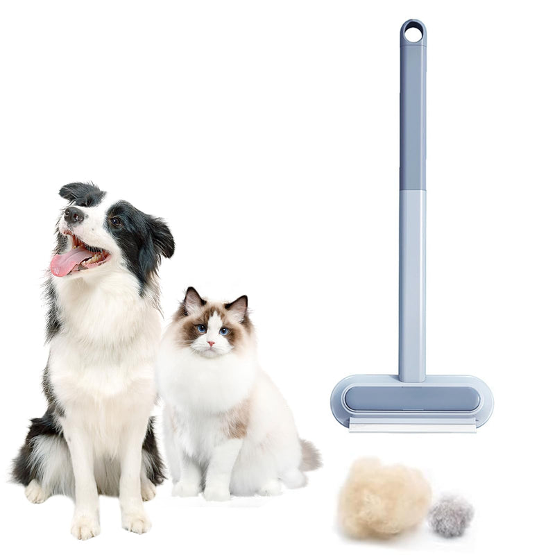 4-in-1 Pet Hair Remover Broom – Multifunctional Brush for Carpets, Rugs, Couch, Tile & Window Screens – Easy Clean Tool with Handle - PawsPlanet Australia
