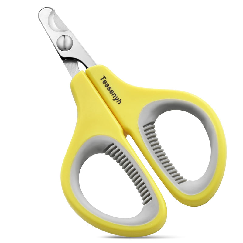 Professional Cat Nail Clipper, Stainless Steel Cat Nail Trimmer for Small Animals, with Sharp Blade and Anti-Slip Handles for Safe and Effective Grooming - PawsPlanet Australia