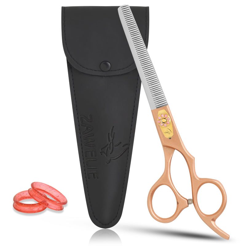 Thinning Shear for Dogs-7.5” Professional Thinning Shear with 56 Teeth, Japanese Stainless Steel,Ergonomic Heavy Duty Sharp and comfortable Blender Scissor for Dog, Cats and other Animals Thinning scissors - PawsPlanet Australia