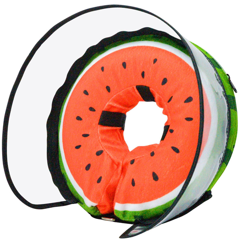 Dog Cone,Dog Surgery Collar,Dog Cones for Small Medium Large Dogs,Inflatable Cone for Dogs,Watermelon Dog Cone Collar, Does not Impede Vision Dog Recovery Collar watermelon - PawsPlanet Australia