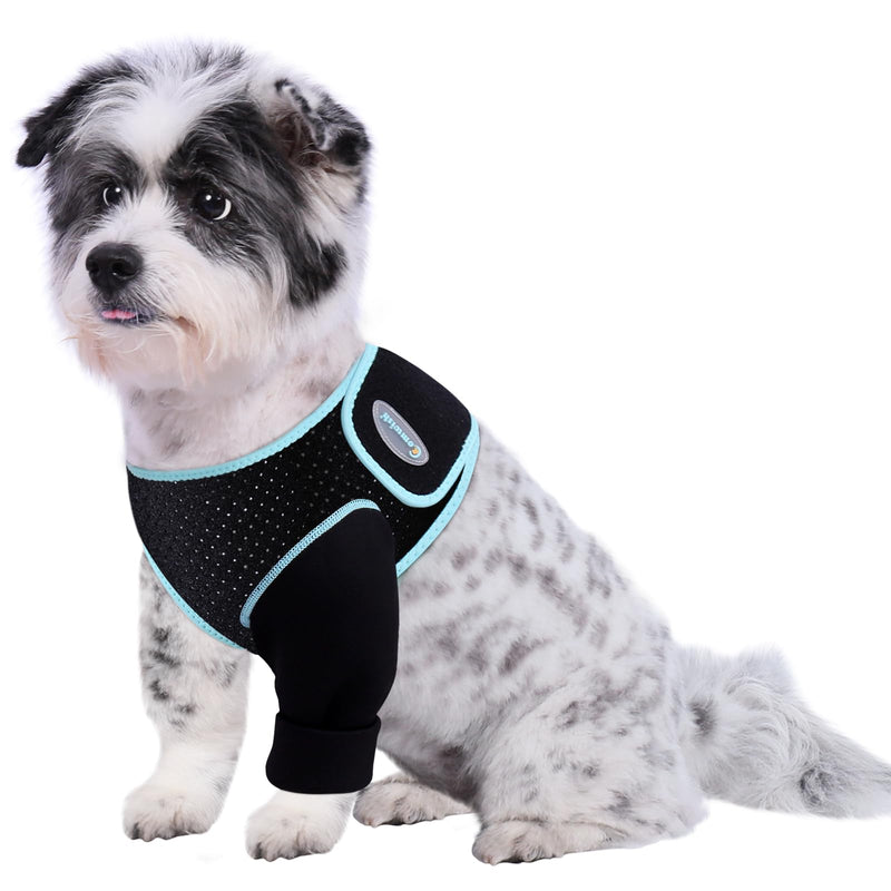Recovery Sleeve for Dogs, Front Leg Protection After Surgery, Dog Leg Sleeve to Stop Licking, Bite and Keep Dry, Machine Washable Waterproof Abrasion Resistant Dog Recovery Sleeve (S) Small Single Leg - PawsPlanet Australia