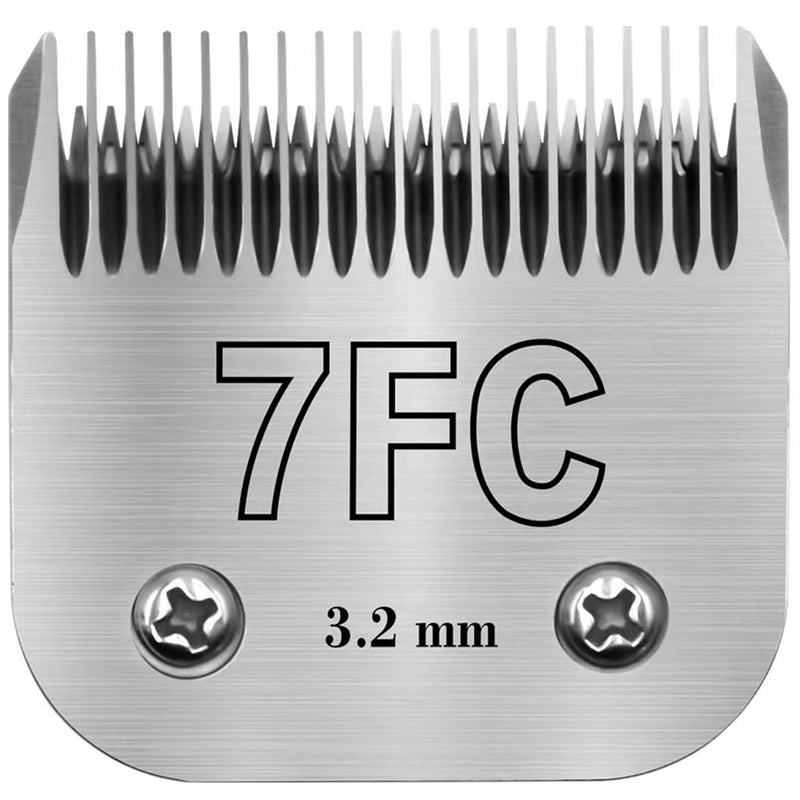 7FC Clipper Blades Pet Grooming Clipper Replacement Blades Compatible with Andis, Oster A5, Wahl KM-10 Series Clippers, Made of Carbon Steel Blade & Stainless Steel Blade 7FC - PawsPlanet Australia