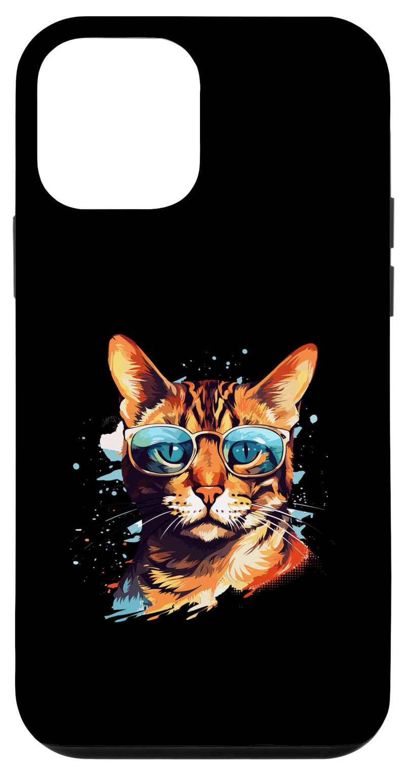 iPhone 12 mini Bengal Cat Lover Kitten Breed Pet - with Sunglasses Graphic Case iPhone 12 mini - PawsPlanet Australia